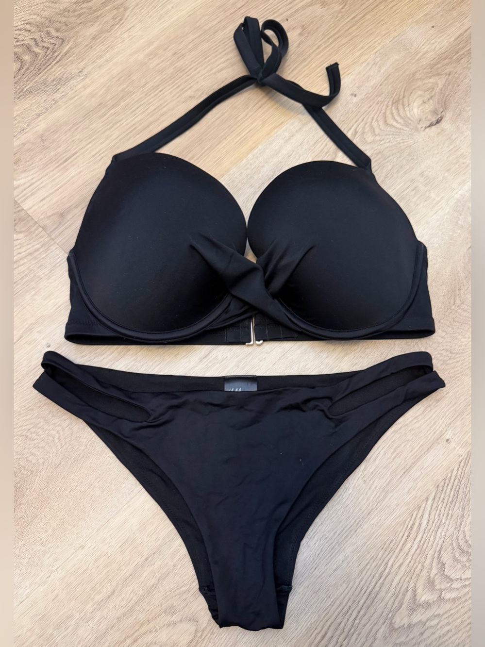 Shade & Shore Black Pushup Bikini